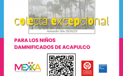 Colecta excepcional para los niños damnificados de Acapulco por el huracán OTIS
