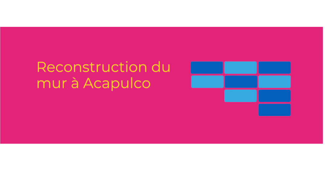 Reconstruction d&rsquo;un mur du foyer pour enfants endommagé par l&rsquo;ouragan Otis